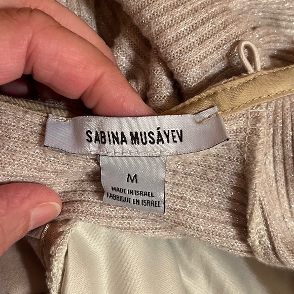 Sabina Musayev Revolve Sicily Dress in Stone - Picture 7 of 11